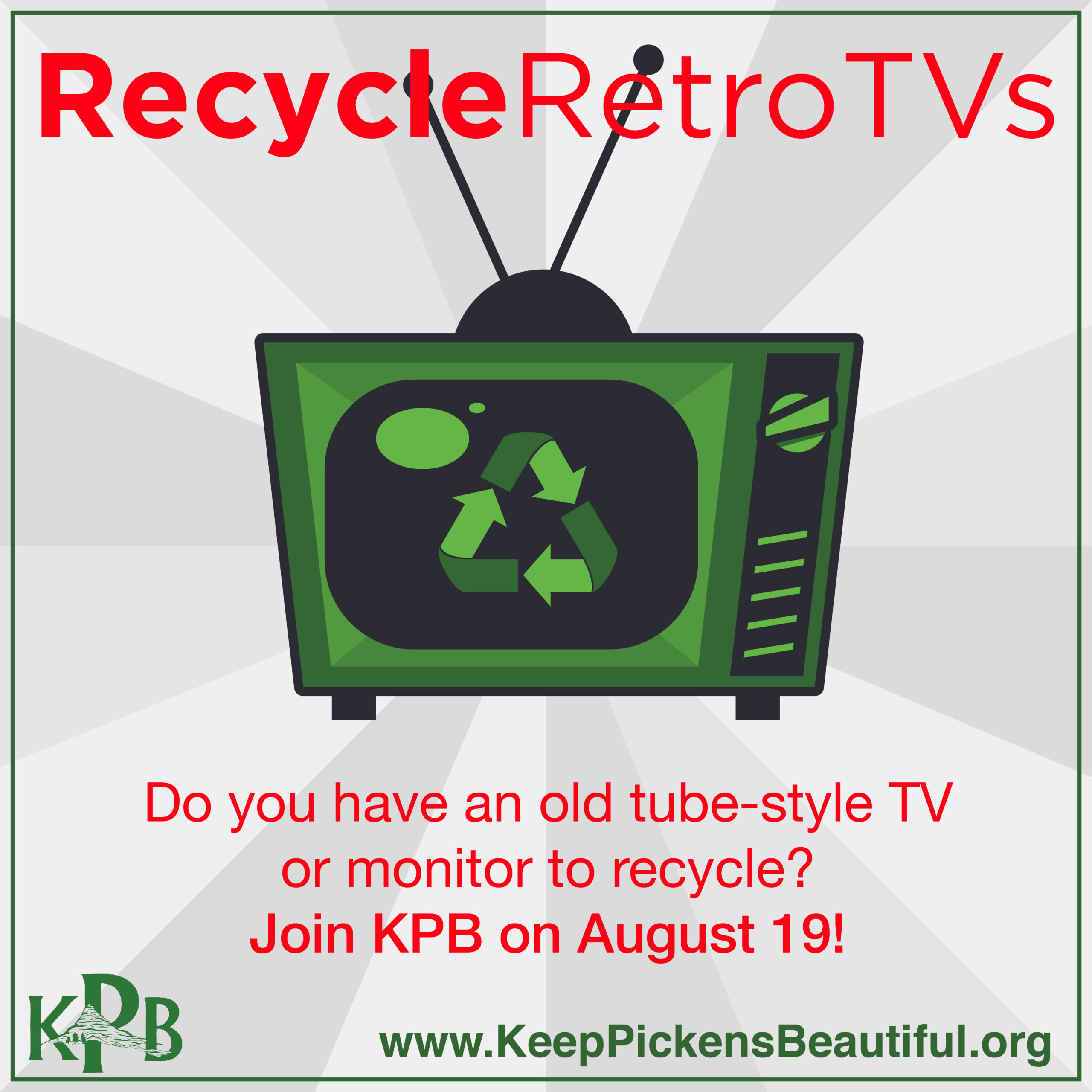 recycle your CRT TV with KPB